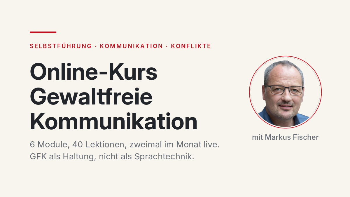 Online-Kurs Gewaltfreie Kommunikation